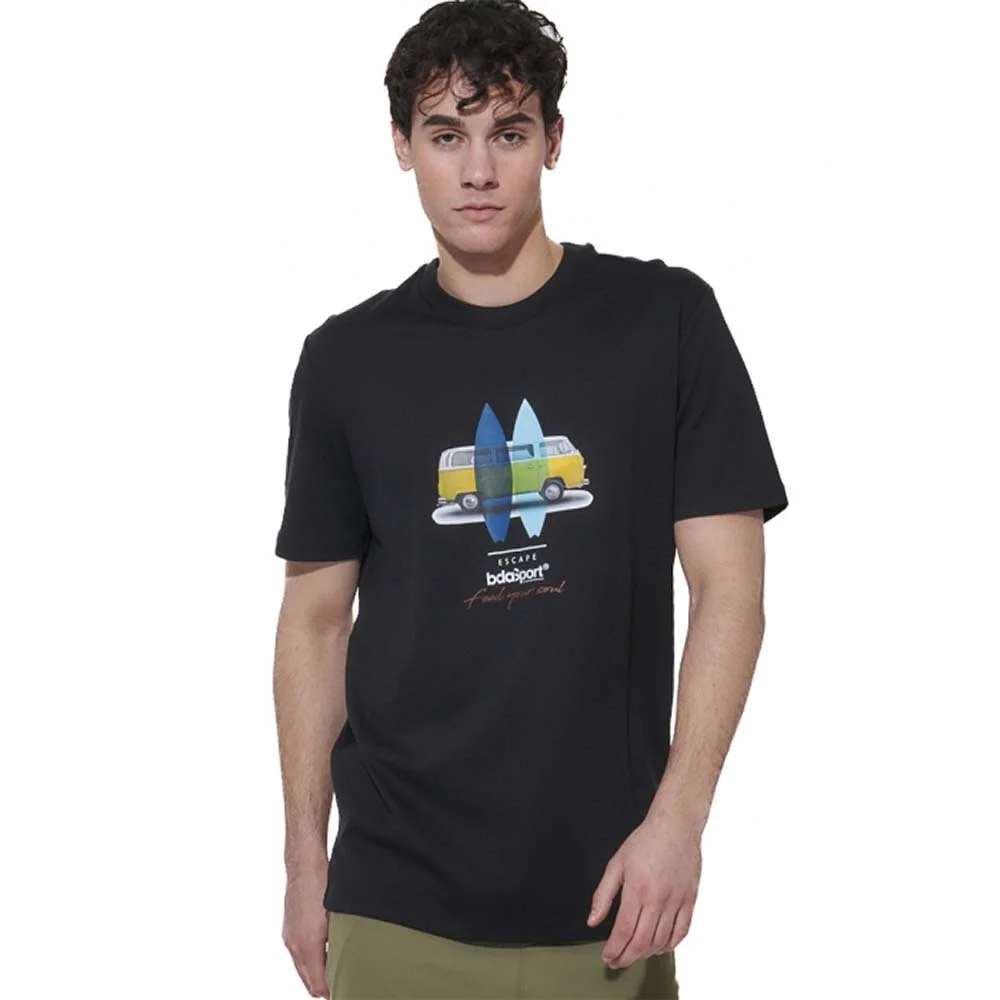 Φωτογραφία προϊόντος: Body Action Men's Regular Fit Mercerised T-Shirt Μαύρο 053623-01 (Body Action)