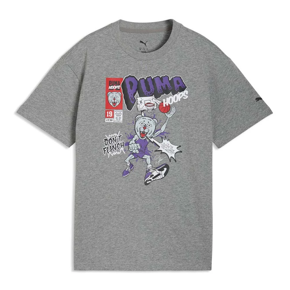Φωτογραφία προϊόντος: Puma Boy's Basketball Flagrant Foul Player Relaxed Tee Γκρι 635515-03 (Puma)