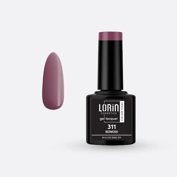 Φωτογραφία προϊόντος: Lorin Cosmetics Lorin Gel Lacquer Ημιμόνιμο Βερνίκι 8ml. #311 (Redwood)