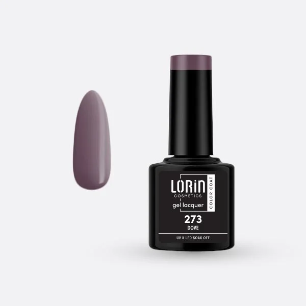 Φωτογραφία προϊόντος: Lorin Cosmetics Lorin Gel Lacquer Ημιμόνιμο Βερνίκι 8ml. #273 (Dove)