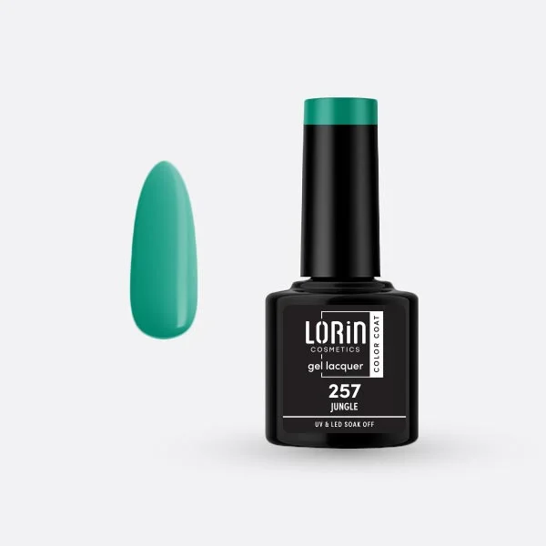 Φωτογραφία προϊόντος: Lorin Cosmetics Lorin Gel Lacquer Ημιμόνιμο Βερνίκι 8ml. #257 (Jungle)
