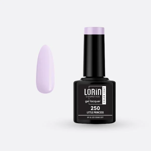 Φωτογραφία προϊόντος: Lorin Cosmetics Lorin Gel Lacquer Ημιμόνιμο Βερνίκι 8ml. #250 (Little Princess)