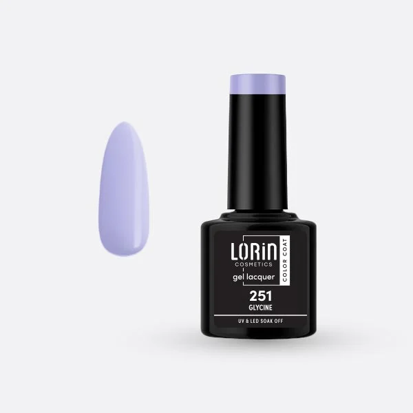 Φωτογραφία προϊόντος: Lorin Cosmetics Lorin Gel Lacquer Ημιμόνιμο Βερνίκι 8ml. #251 (Glycine)