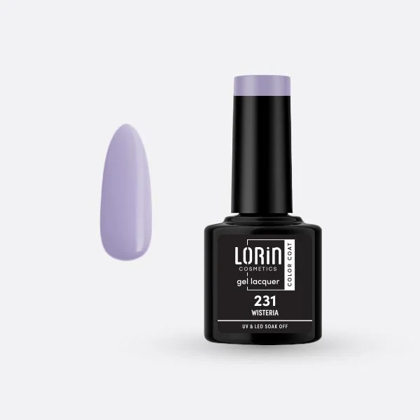 Φωτογραφία προϊόντος: Lorin Cosmetics Lorin Gel Lacquer Ημιμόνιμο Βερνίκι 8ml. #231 (Wisteria)