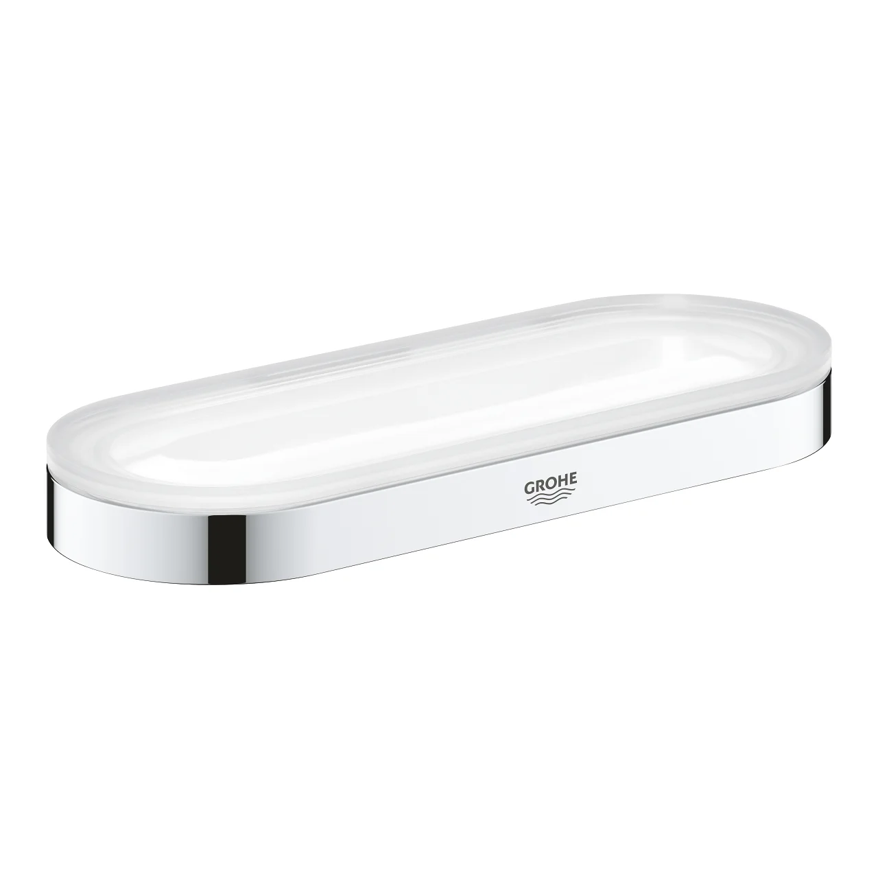 Φωτογραφία προϊόντος: Εταζέρα Grohe Selection 41035000+41036000 χρώμα ασημί χρωμέ γυαλιστερό
