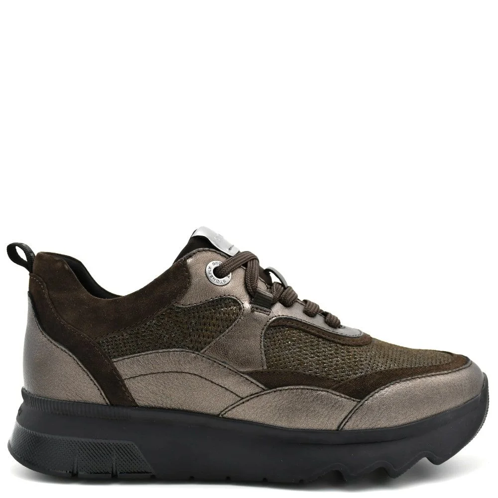 Φωτογραφία προϊόντος: Sneakers Γυναικεία Stonefly 216941 410 Spock 29 σε καφέ σκούρο δέρμα