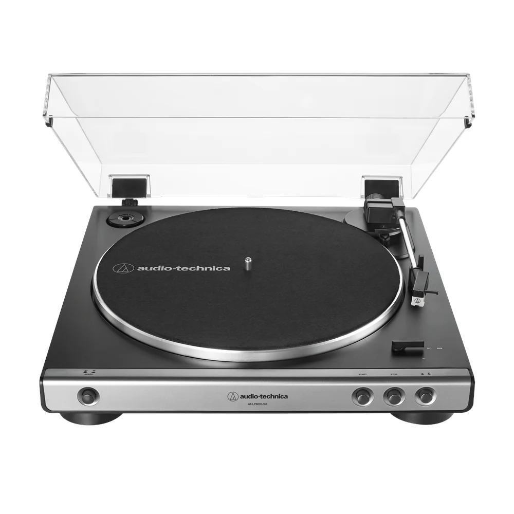 Φωτογραφία προϊόντος: Audio Technica AT-LP60XUSB | Fully Automatic Belt-Drive Turntable Gun Metal