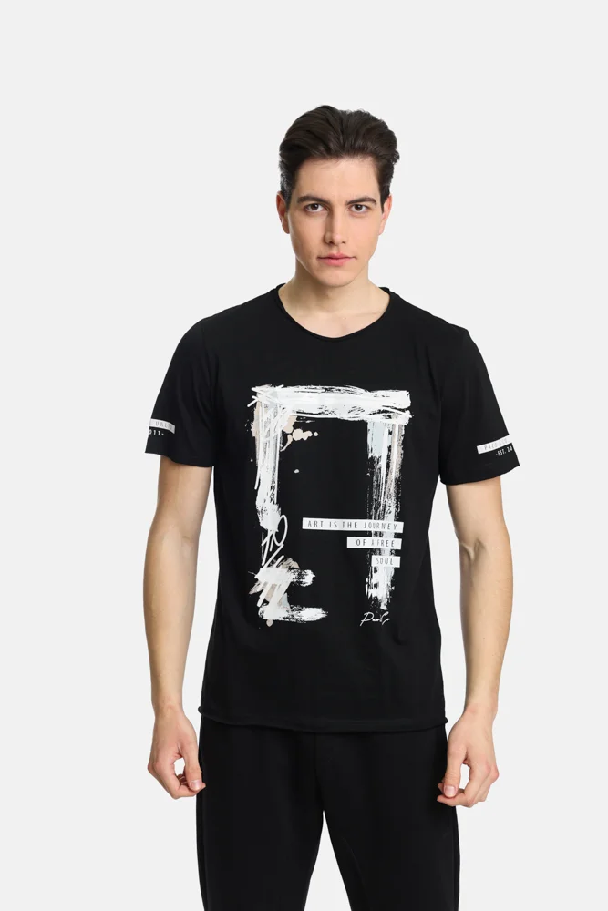 Φωτογραφία προϊόντος: Paco & Co Ανδρικό T-shirt 2431044-02 Μαύρο