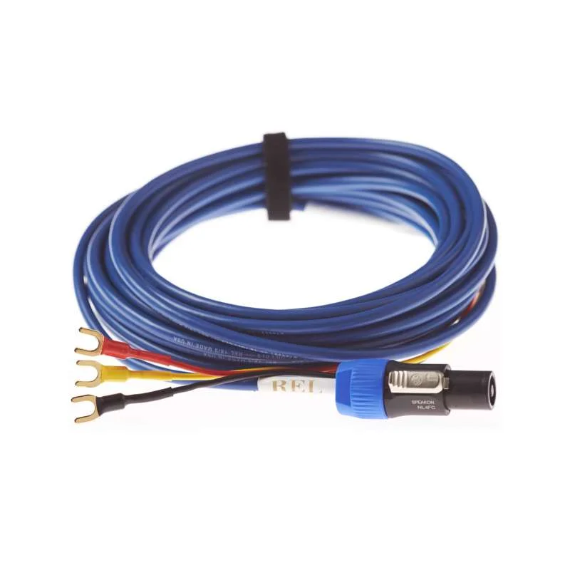 Φωτογραφία προϊόντος: Rel Acoustics Bassline Blue Upgrade Cable | 3x Spade - Speakon male