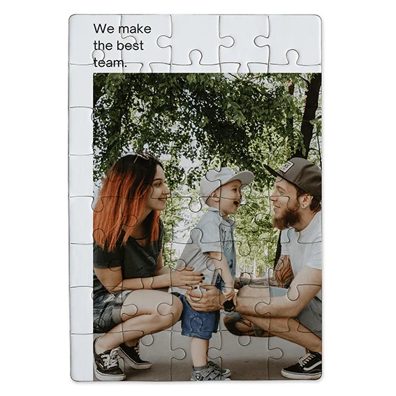 Φωτογραφία προϊόντος: OEM Puzzle We make the best team! Κάθετο A4