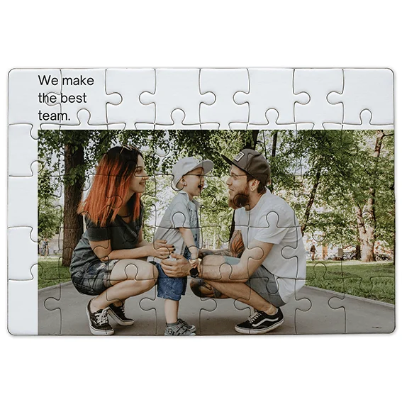 Φωτογραφία προϊόντος: OEM Puzzle We make the best team! Οριζόντιο A4