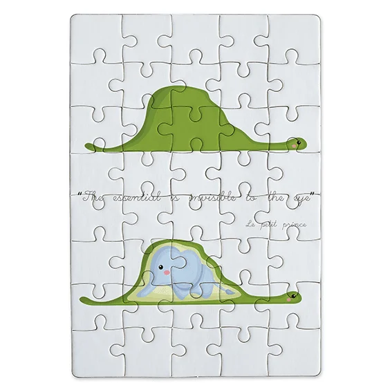 Φωτογραφία προϊόντος: OEM Puzzle Snake and elephant the little prince! Κάθετο A3