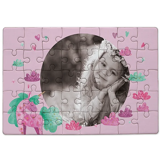 Φωτογραφία προϊόντος: OEM Puzzle Happy Unicorn! Οριζόντιο A4