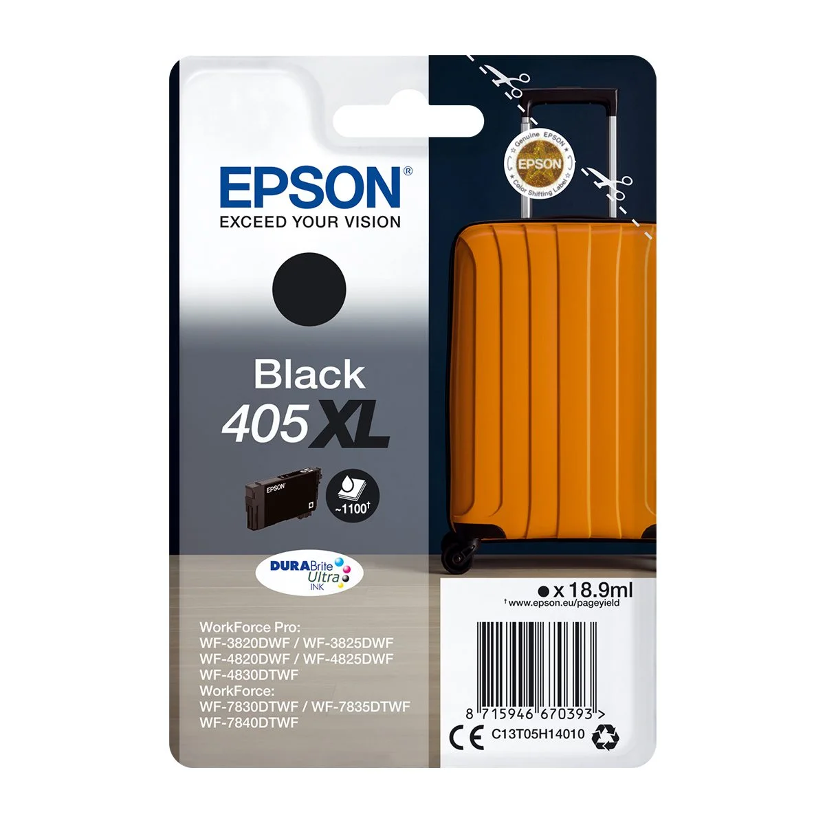 Φωτογραφία προϊόντος: Ink DURABrite Ultra Epson T05H140 C13T05H140 Black 18.9ml - C13T05H14010