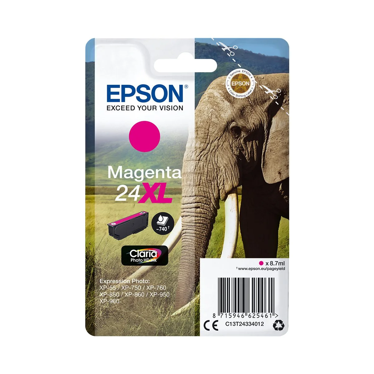 Φωτογραφία προϊόντος: Ink Epson T243340 Magenta 8.7ml - C13T24334012