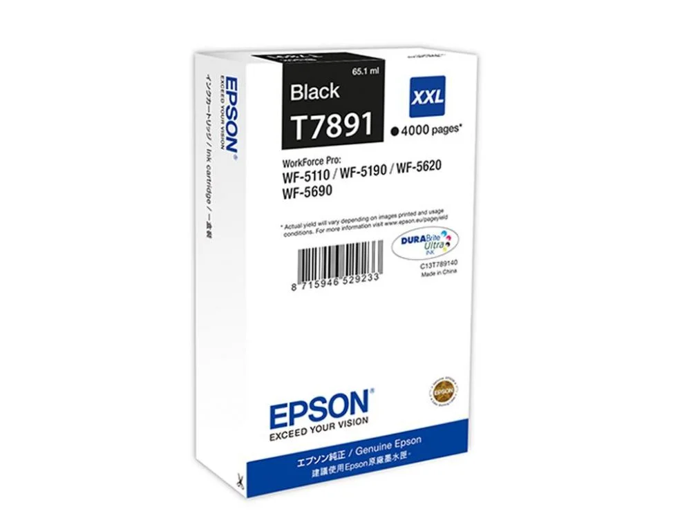 Φωτογραφία προϊόντος: Ink Epson T789140 Black with pigment ink -Size XXL - C13T789140