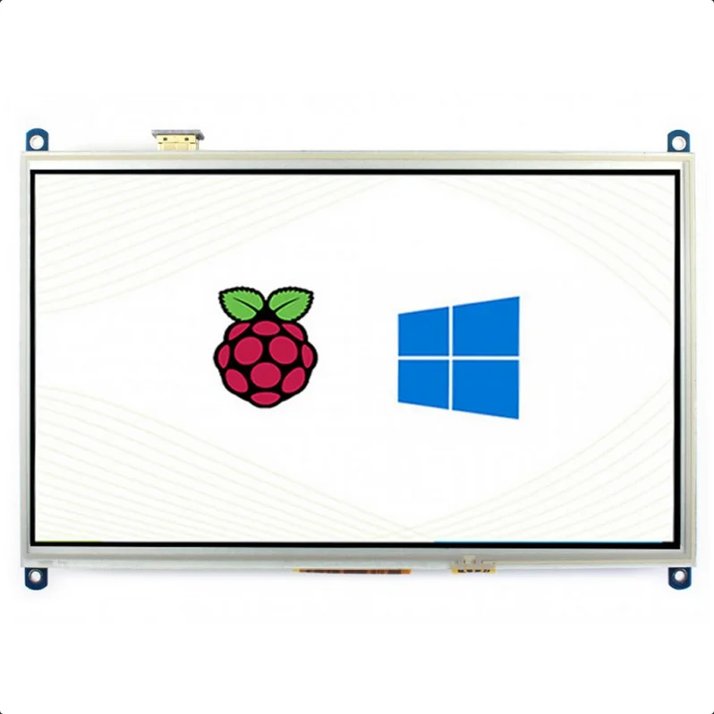 Φωτογραφία προϊόντος: WaveShare 10.1inch Resistive Touch Screen LCD, 1024×600, HDMI, IPS, Supports Raspberry Pi / PC