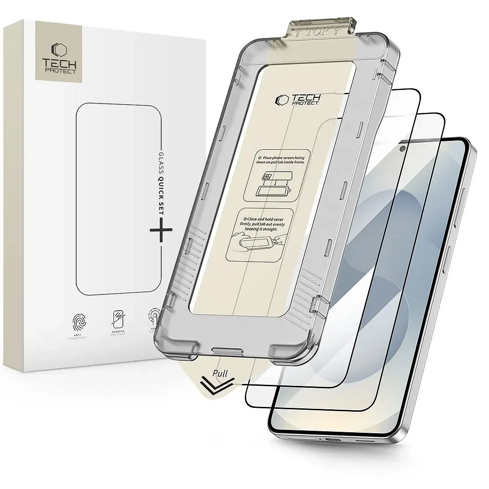 Φωτογραφία προϊόντος: Tech-Protect Tech‑Protect Quick Set+ 2‑Pack Samsung Galaxy S26+ Plus Black
