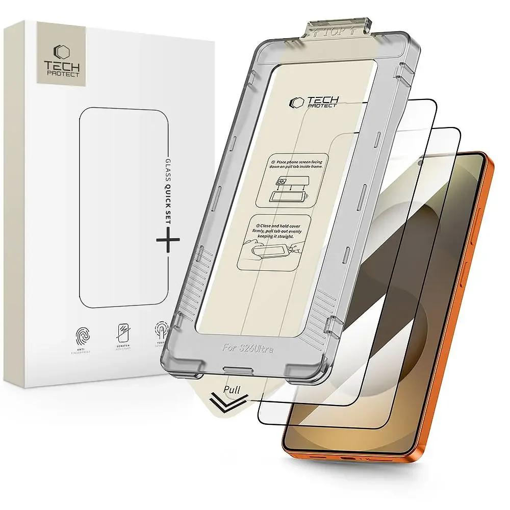 Φωτογραφία προϊόντος: Tech-Protect Tech‑Protect Quick Set+ 2‑Pack Samsung Galaxy S26 Ultra Black