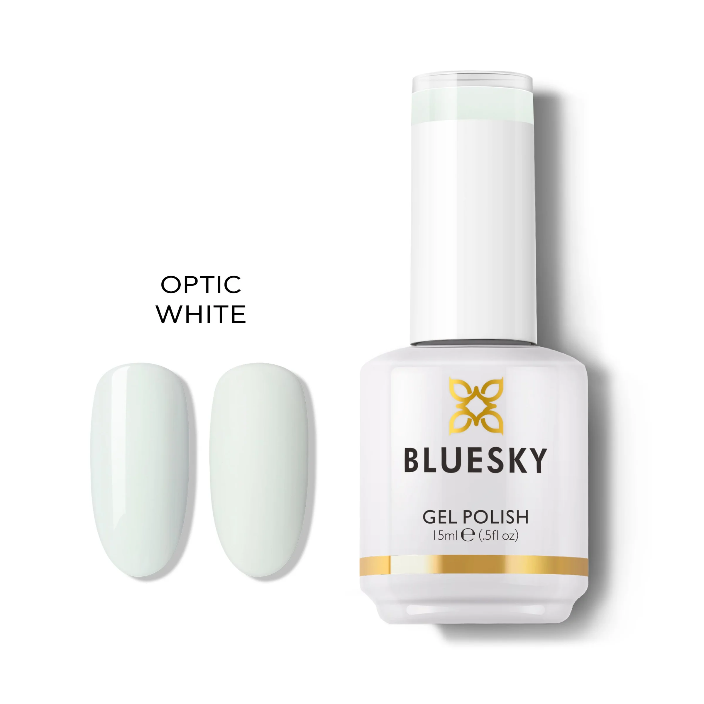 Φωτογραφία προϊόντος: Bluesky Hμιμόνιμο Bερνίκι OPTIC WHITE 15ml