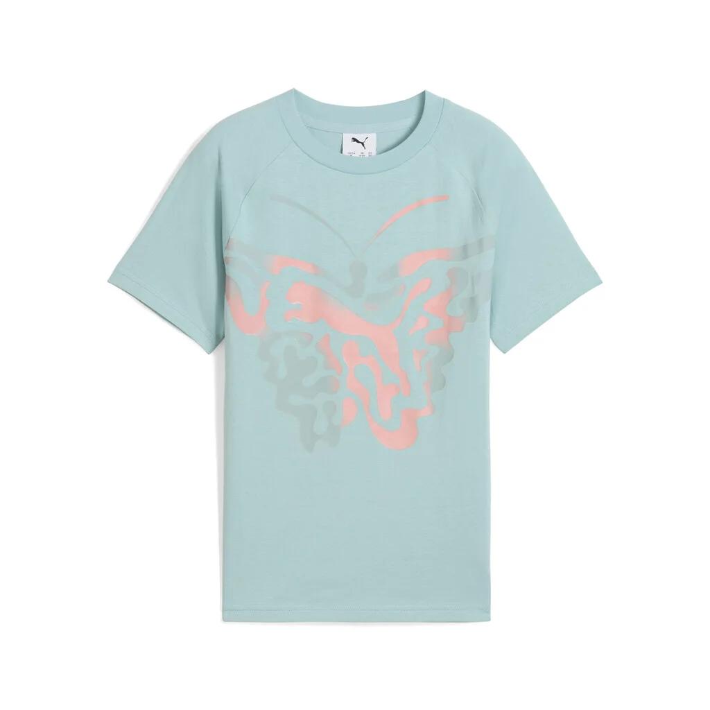Φωτογραφία προϊόντος: PUMA JR BUTTERFLY VIBE Logo Tee G (629884-67) ΜΠΛΟΥΖΑ ΠΑΙΔΙΚΗ