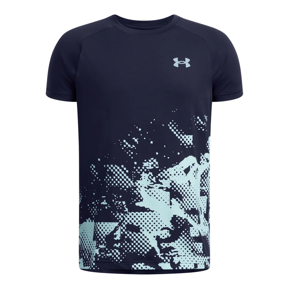 Φωτογραφία προϊόντος: Under Armour UA JR Tech Graphic SS (1390035-410) ΜΠΛΟΥΖΑ ΠΑΙΔΙΚΗ