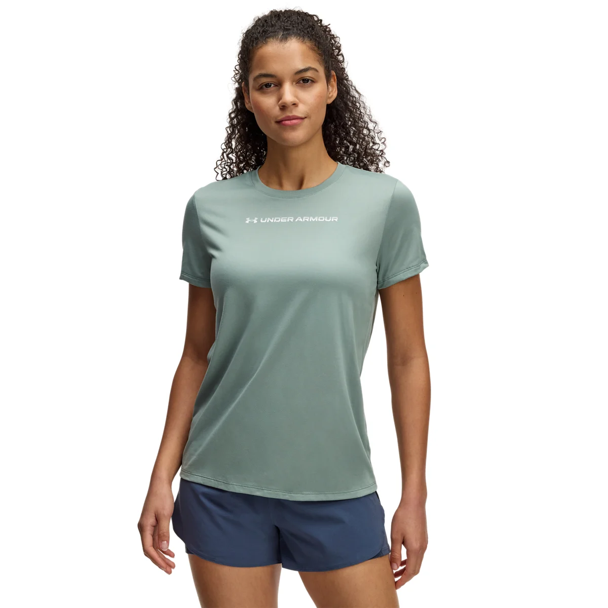 Φωτογραφία προϊόντος: Under Armour UA W TECH PTH GRAPHIC SSC (1389726-348) ΜΠΛΟΥΖΑ