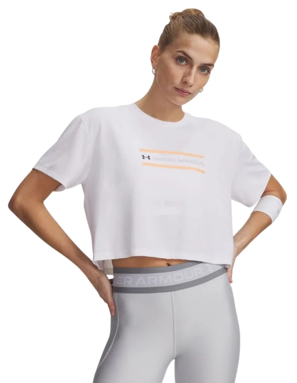 Φωτογραφία προϊόντος: Under Armour UA W Tech Branded Crop SS (6009987-100) ΜΠΛΟΥΖΑ