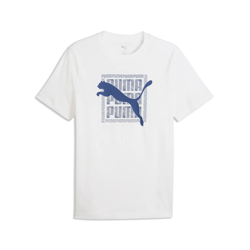 Φωτογραφία προϊόντος: PUMA M GRAPHIC Puma Wording Tee (691775-02) ΜΠΛΟΥΖΑ