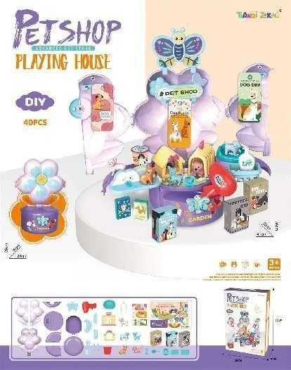 Φωτογραφία προϊόντος: Tradesor Σετ βαλιτσάκι Pet Shop με αξεσουάρ - 9626 - 40pcs - 730131