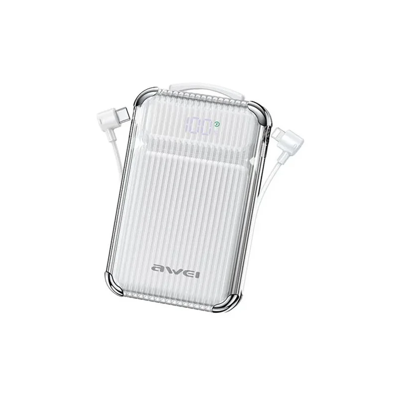 Φωτογραφία προϊόντος: Powerbank - P89K - 10.000mah - AWEI - 007672 - White