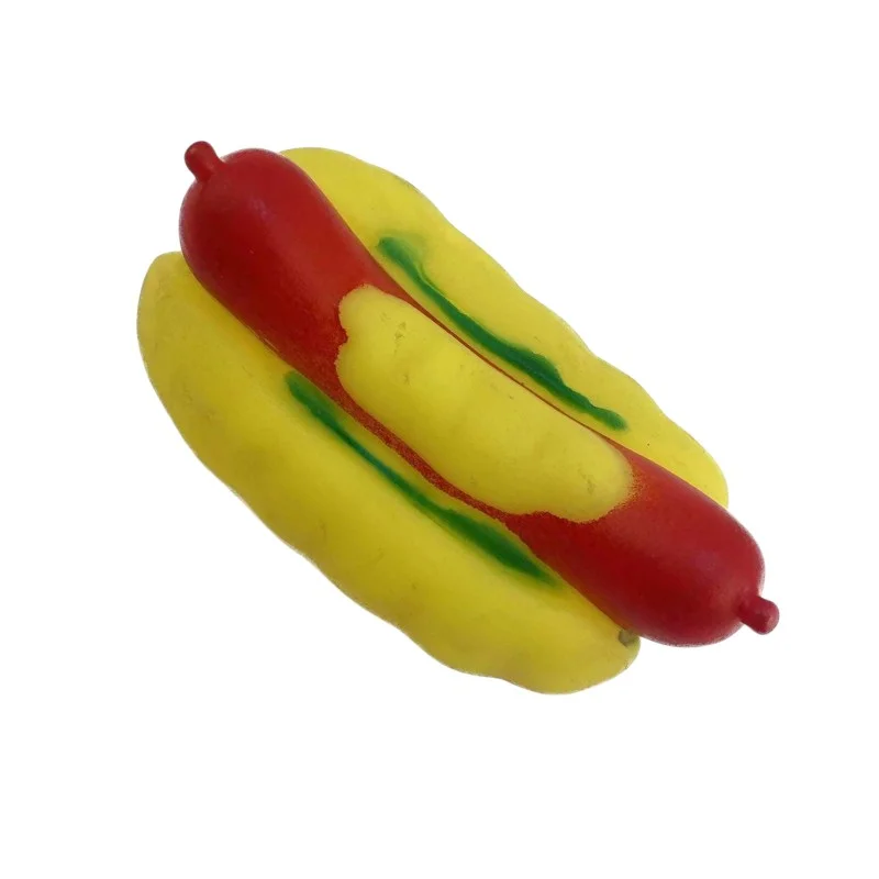 Φωτογραφία προϊόντος: Tradesor Παιχνίδι σκύλου Latex Hot Dog - 13.5x8cm - 12pcs - 550320