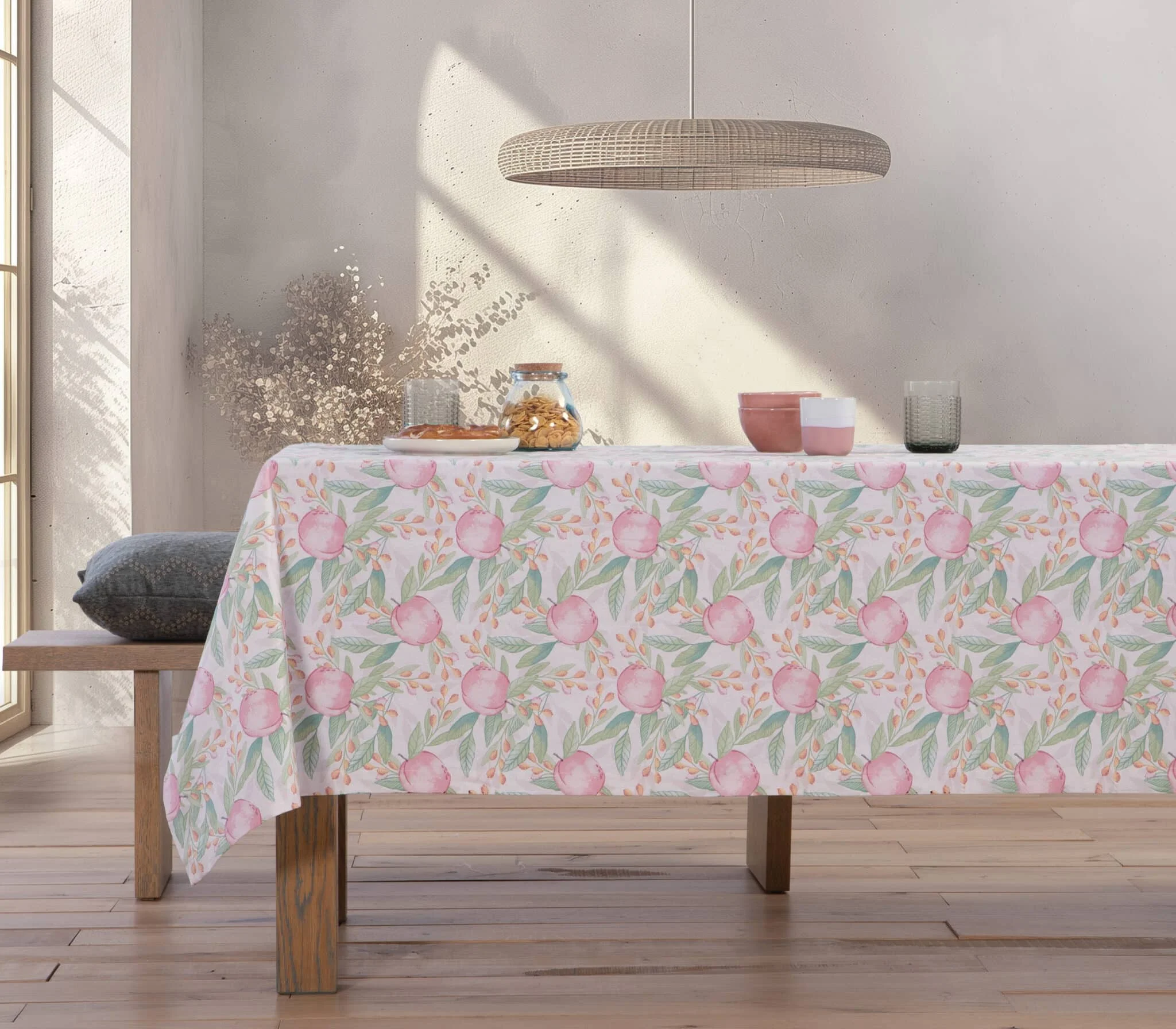 Φωτογραφία προϊόντος: ΤΡΑΠΕΖΟΜΑΝΤΗΛΟ APPLES 140X180 NEF-NEF HOMEWARE