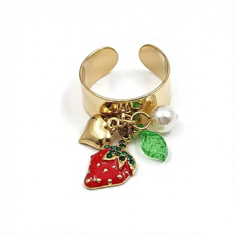 Φωτογραφία προϊόντος: OEM Strawberry gold ring γυναικείο δαχτυλίδι