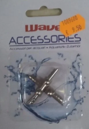 Φωτογραφία προϊόντος: Croci wave μεταλλικό εξάρτημα cock 3 ways metal Croci (1089600)