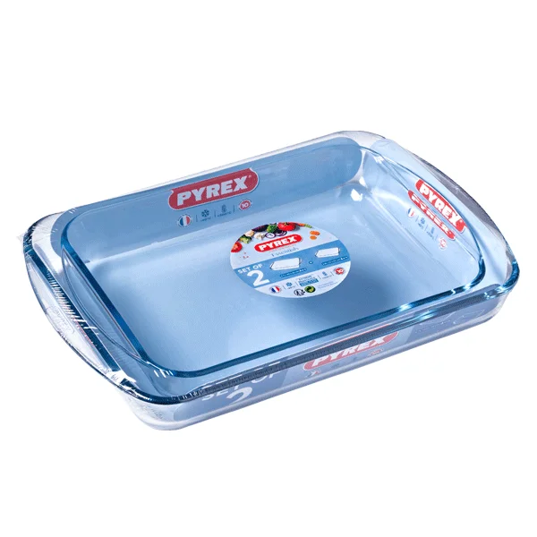 Φωτογραφία προϊόντος: Pyrex Πυρίμαχα Ταψιά Ορθογώνια σετ 2 τεμάχια 239 + 234 (334798)