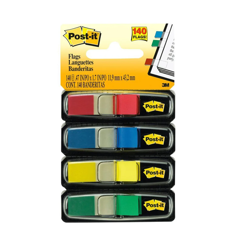 Φωτογραφία προϊόντος: Σελιδοδείκτες 3M Post-it Arrows 11,9 x 43,1 mm 4 x 24 Τεμάχια Standard Colours (684ARR4) (MMM684ARR4)
