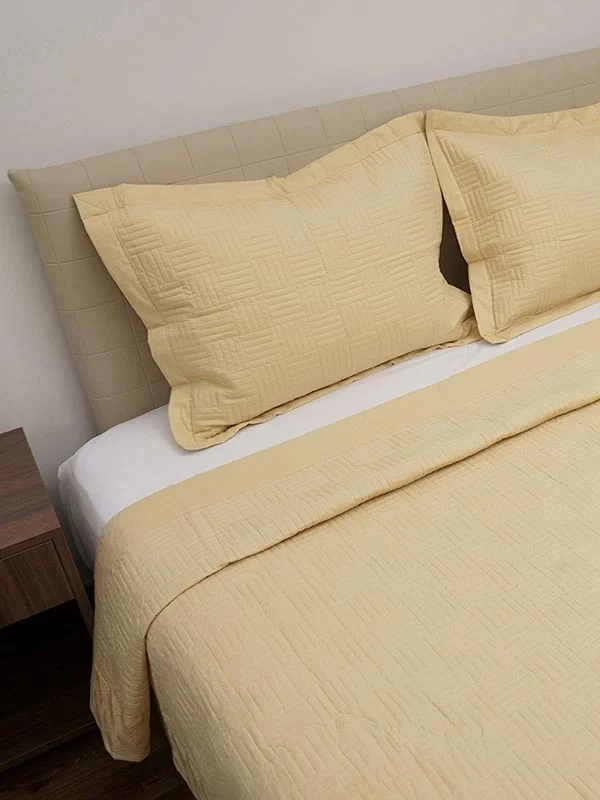 Φωτογραφία προϊόντος: SUNSHINE HOME ΚΟΥΒΕΡΛΙ ΥΠΕΡΔΙΠΛΟ 220X240CM PERCALE ΚΕΝΤΗΤΟ –YELLOW- SUNSHINE