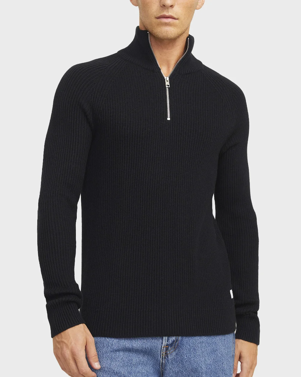 Φωτογραφία προϊόντος: JACK & JONES ΑΝΔΡΙΚΟ ΠΟΥΛΟΒΕΡ HALF-ZIP - 12258473 ΜΑΥΡΟ