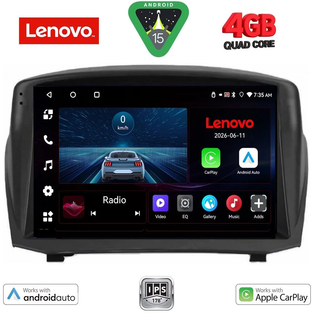 Φωτογραφία προϊόντος: LENOVO LVE 8154B_CPAA (9inc) MULTIMEDIA TABLET for FORD FIESTA mod. 2008-2017