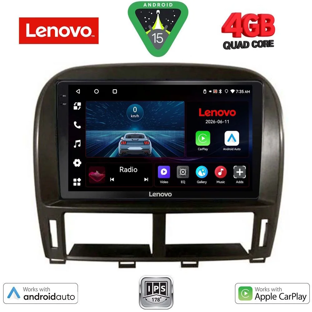 Φωτογραφία προϊόντος: LENOVO LVE 8343_CPAA (9inc) MULTIMEDIA TABLET for LEXUS LS 430 – XF 430 mod. 2000-2006