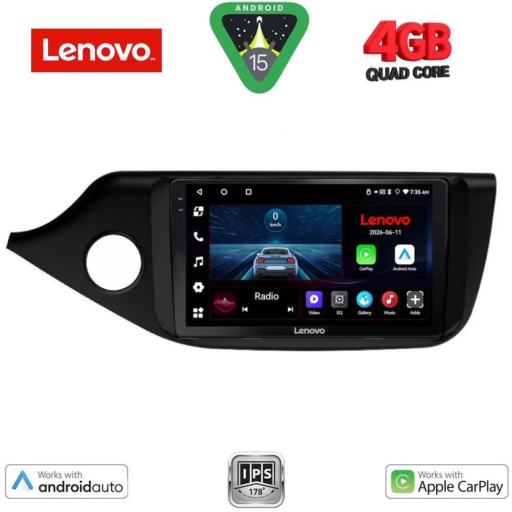 Φωτογραφία προϊόντος: LENOVO LVE 8302_CPAA (9inc) MULTIMEDIA TABLET for KIA CEED mod. 2012-2018