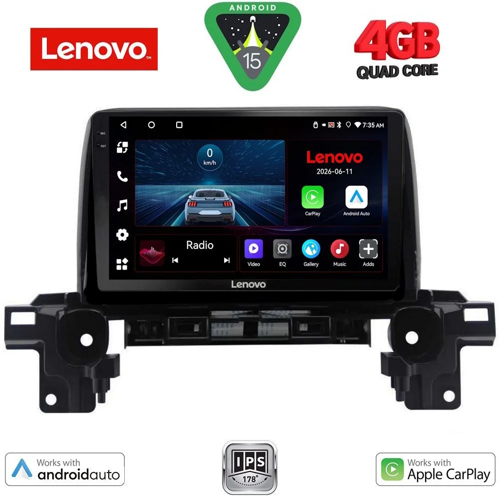 Φωτογραφία προϊόντος: LENOVO LVE 8381_CPAA (9inc) MULTIMEDIA TABLET for MAZDA CX5 mod. 2017-2025