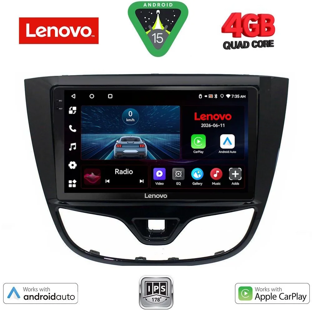 Φωτογραφία προϊόντος: LENOVO LVE 8489_CPAA (10inc) MULTIMEDIA TABLET for OPEL KARL mod. 2014-2019