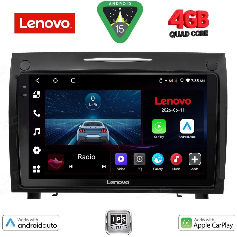 Φωτογραφία προϊόντος: LENOVO LVE 8419_CPAA (9inc) MULTIMEDIA TABLET for MERCEDES SLK (R171) mod. 2004-2010