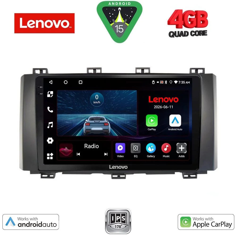 Φωτογραφία προϊόντος: LENOVO LVE 8568_CPAA (9inc) MULTIMEDIA TABLET for SEAT ATECA mod. 2017-2026