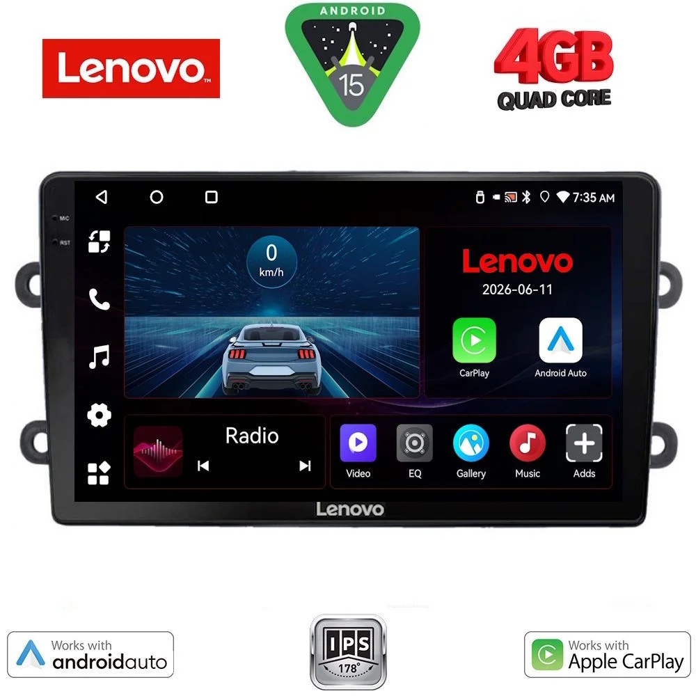 Φωτογραφία προϊόντος: LENOVO LVE 8102_CPAA (9inc) MULTIMEDIA TABLET for DACIA DUSTER mod. 2012-2019