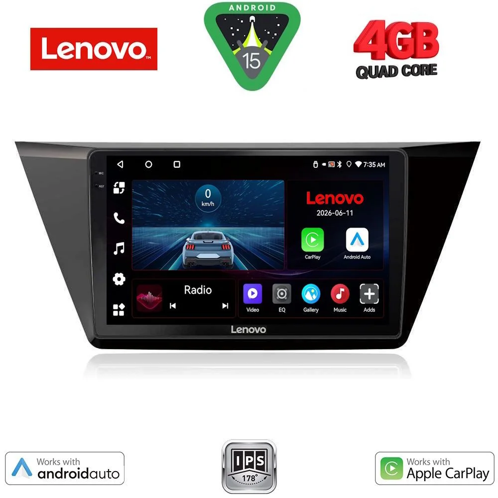 Φωτογραφία προϊόντος: LENOVO LVE 8769_CPAA (10inc) MULTIMEDIA TABLET for VW TOURAN mod. 2016-2026