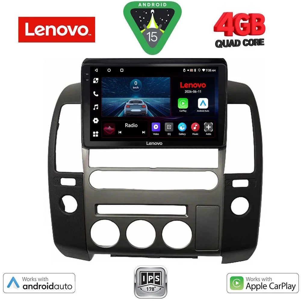 Φωτογραφία προϊόντος: LENOVO LVE 8454_CPAA (ORIG.NAVI) (9inc) MULTIMEDIA TABLET for NISSAN NAVARA D40 mod. 2006-2011 με Original Navi