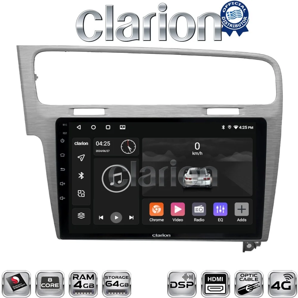 Φωτογραφία προϊόντος: Clarion OEM για VW Golf 7 με 8Core 4GB/64GB και 2Κ οθόνη